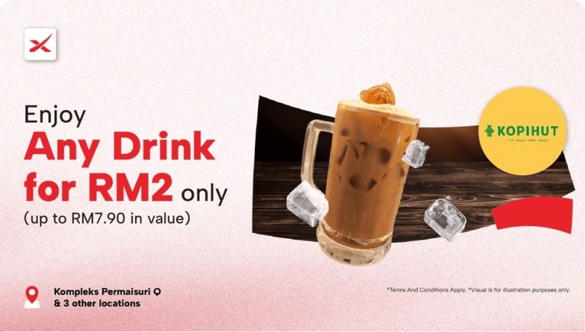 MoneyX Vouchers - Discount Voucher For Food - KopiHut