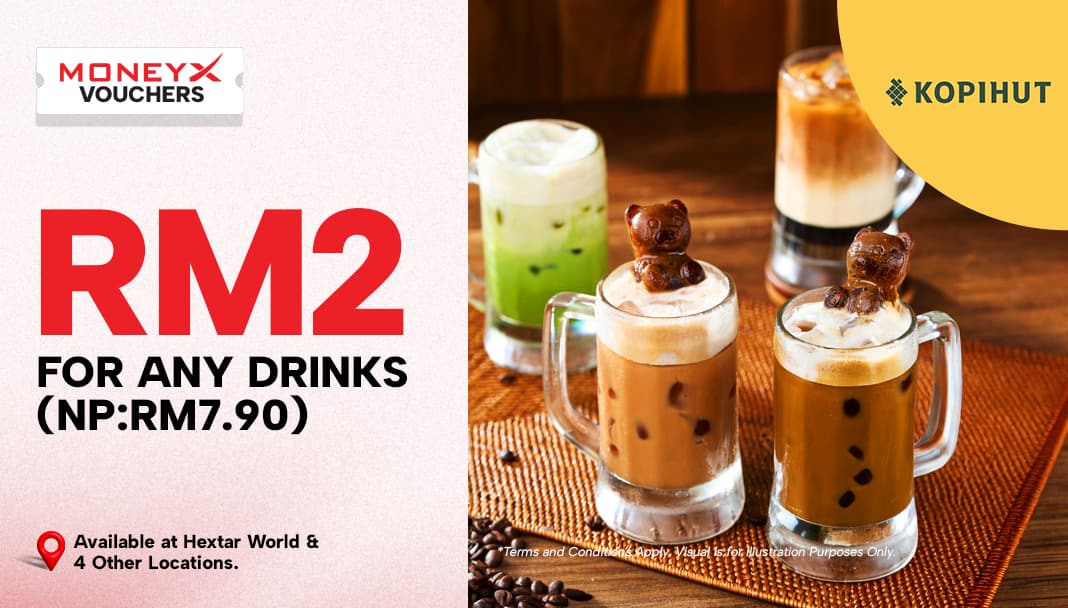 MoneyX Vouchers - Discount Voucher For Food - KopiHut