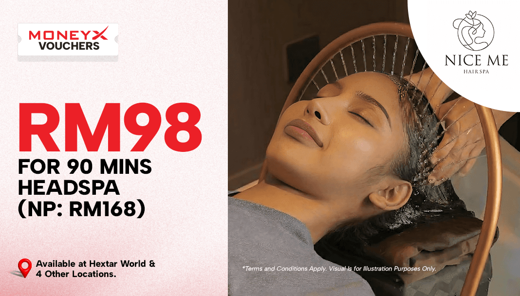 MoneyX Vouchers - Discount Voucher For Beauty - Nice Me Hair Spa