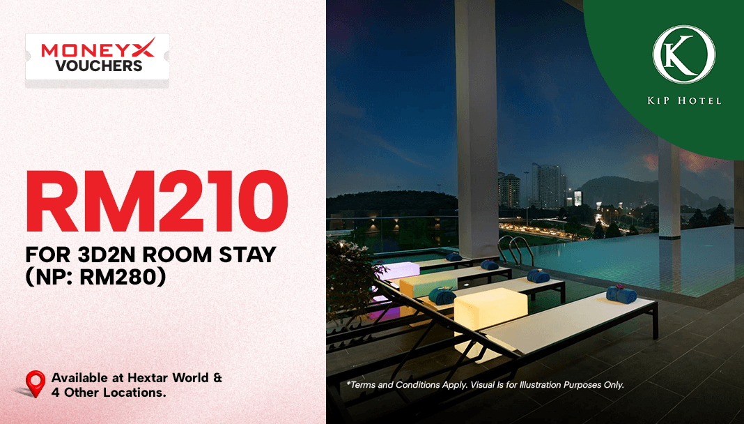 MoneyX Vouchers - Discount Voucher For Retail - KIP Hotel