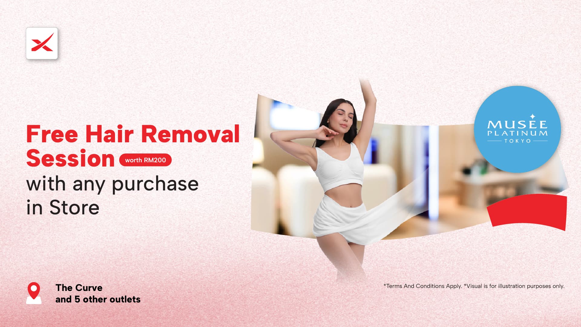 MoneyX Vouchers - Discount Voucher For Beauty - MUSEE Platinum