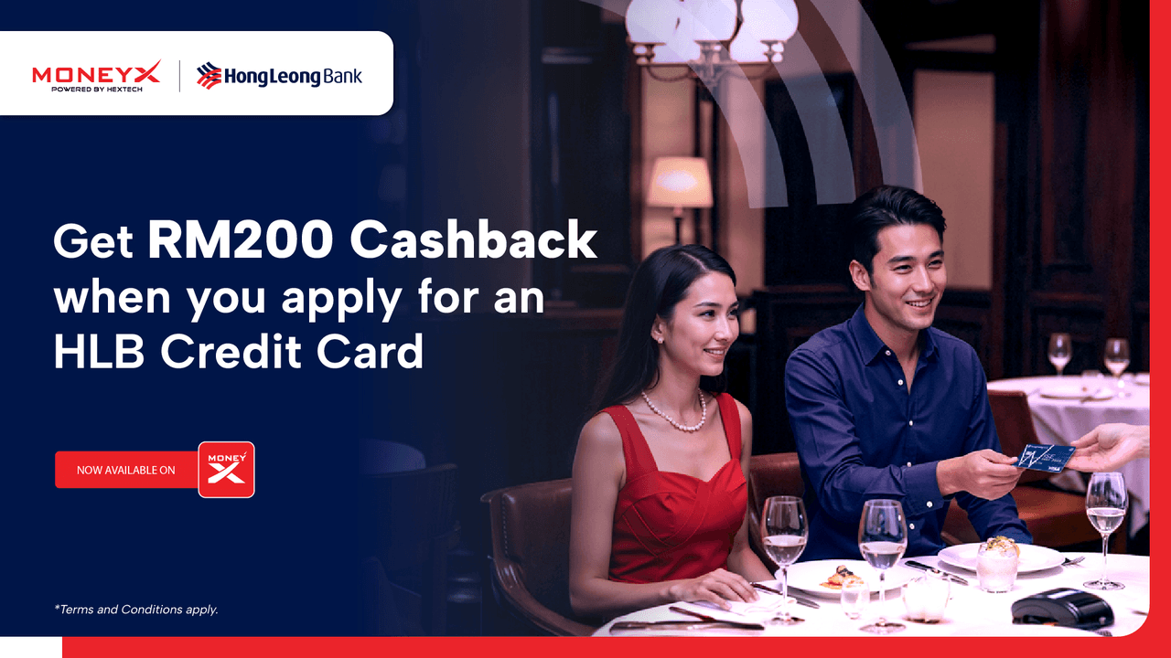 Get RM200 Cashback When You Apply for an HLB Credit Card!