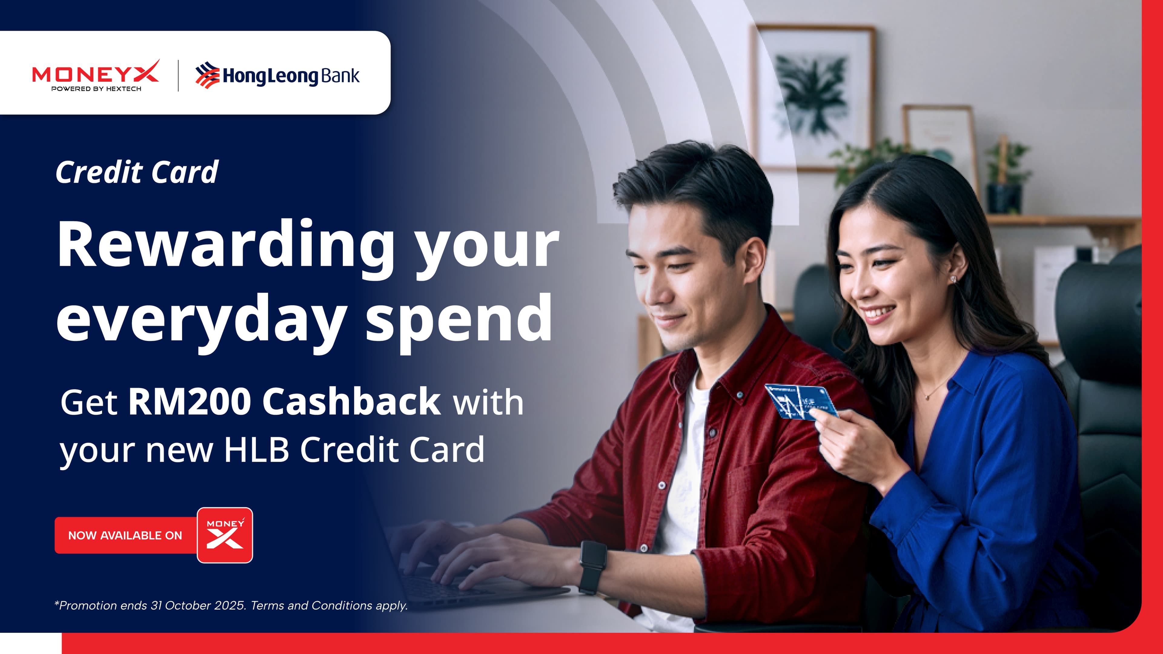 Get RM200 Cashback When You Apply for an HLB Credit Card!